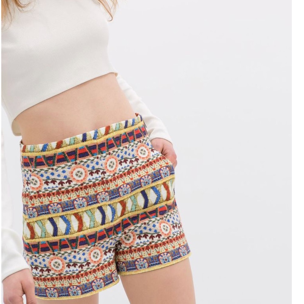 ZARA Tweed Shorts